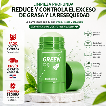 Barra Mascarilla de Té Verde GREEN MASK STICK Limpieza profunda