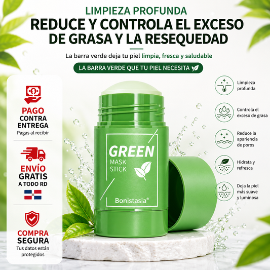 Barra Mascarilla de Té Verde GREEN MASK STICK Limpieza profunda