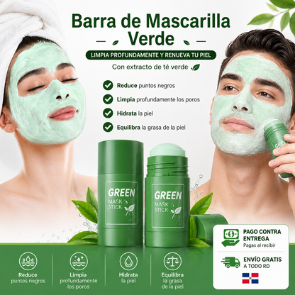 Barra Mascarilla de Té Verde GREEN MASK STICK Limpieza profunda