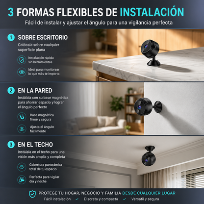 Mini Cámara Inalámbrica WI-Fi GUARDIANPRO A9