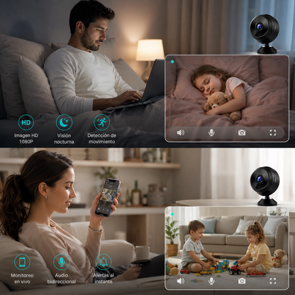 Mini Cámara Inalámbrica WI-Fi GUARDIANPRO A9